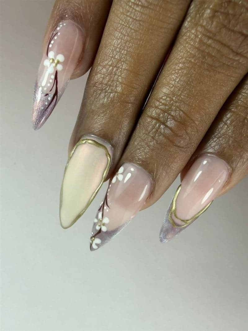 Manicura realizada en Ribeira por Yazmin Reyes 1